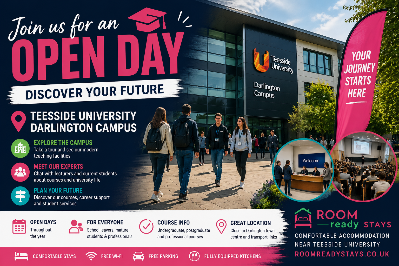 Teesside university open days