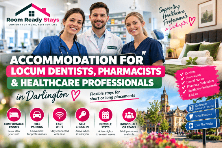 Darlington Healthcare Stays Promotional Banner