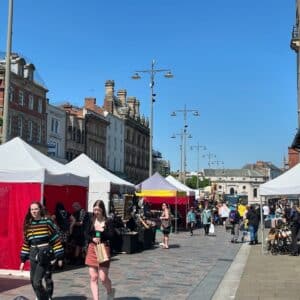 Street market Darlington